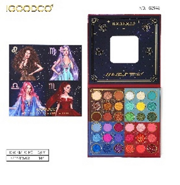 Косметика арт. IG2946 (144шт)   палетка тіней для повік короб. 20см (шт.)