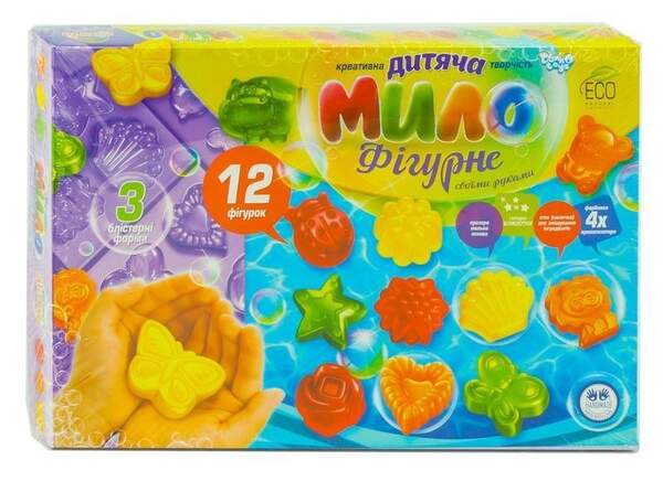 Набір креативної творчості "Дитяче Фігурне Мило" укр великий (10) DFM-02-02U (шт.)