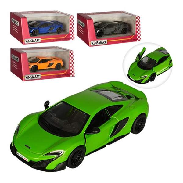 Модель легковая 5' KT5392W McLaren 675LT метал.инерц.откр.дв.4цв.кор./96/ (шт.)