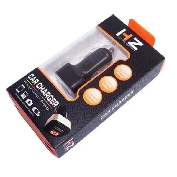 Адаптер CAR USB HC1 9001+ lcd(200) 3101 (шт.)
