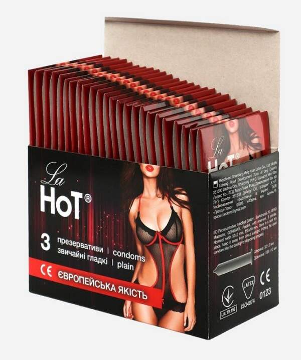 Презерватив HOT (24шт/уп,1440/ящ) (шт.)