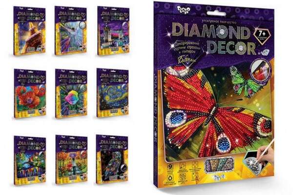 Набір креативної творчості "DIAMOND DECOR" (20) DD-01-01,02..07,09,10,11 (шт.)