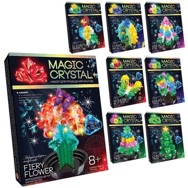 Набір для проведення дослідів "MAGIC CRYSTAL" (16) ОМС-01-01,02,03,04,05..08 (шт.)