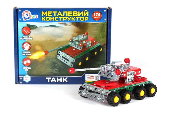 Конструктор металевий "Танк Технок" арт.4951 (шт.)