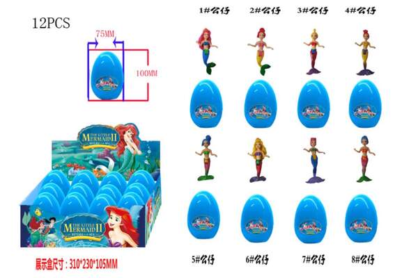 Герої MERMAID Q1633 (36шт/2) мікс, 12 яєць, у боксі 31*23*10,5см (шт.)