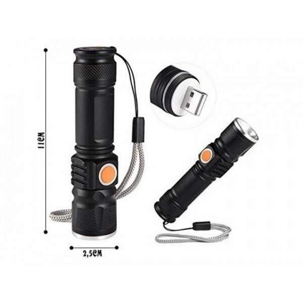 Ліхтарик ручний BL 616 T6 usb micro (240) 4262 (шт.)
