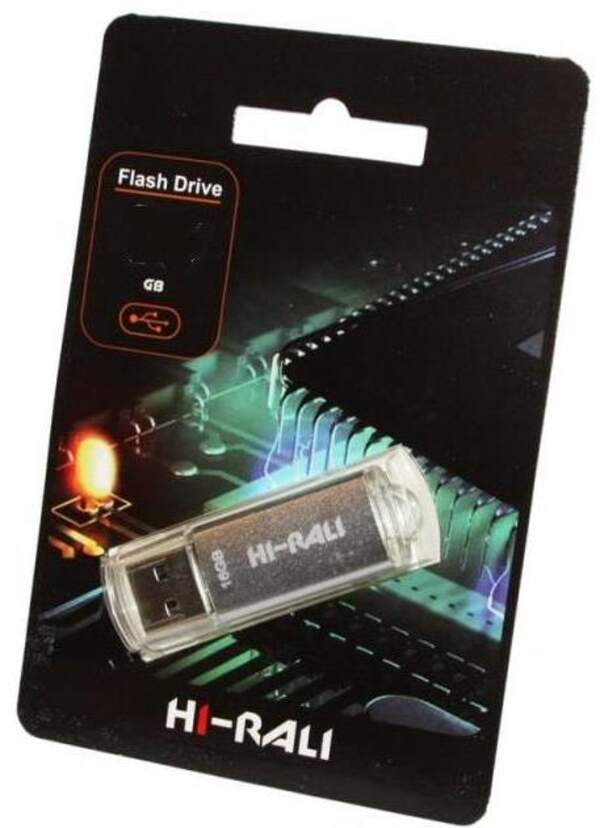 Usb флеш Hi-Rali 4Gb Rocket  series Silver (шт.)