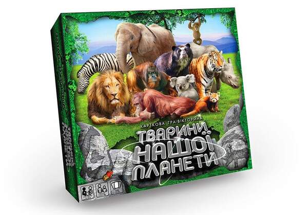 Гра велика наст. "Тварини нашої планети 2" укр. NEW(10) G-JNP-01U (шт.)