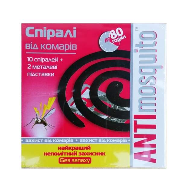 141376 Спіралі  від комарів Anti mosquito (шт.)