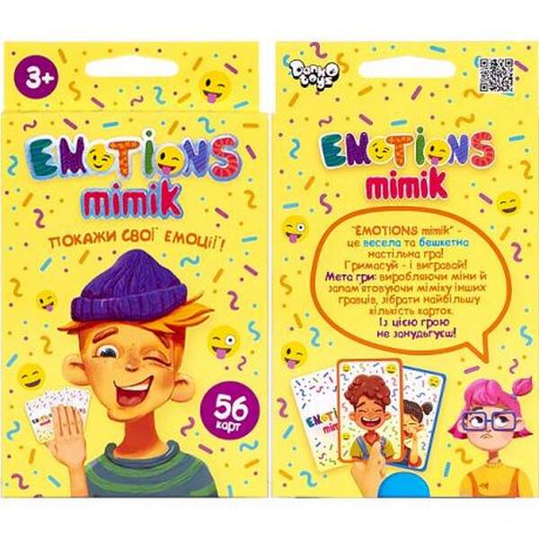 Карткова гра "Emotions Mimik" укр (32) EM-01-01U (шт.)