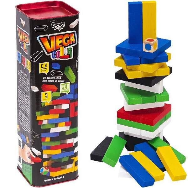 Розвиваюча настільна гра "VEGA COLOR" укр.(6) GVC-01U (шт.)