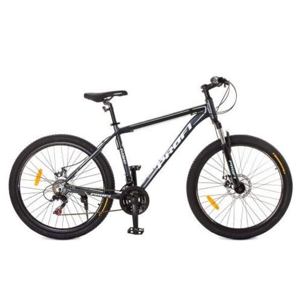 Велосипед 26 д.G26PHANTOM A26.1(1шт)алюм.рама 19",SHIMANO 21SP,алюм.DB,FW TZ500,чорно-сірий (шт.)