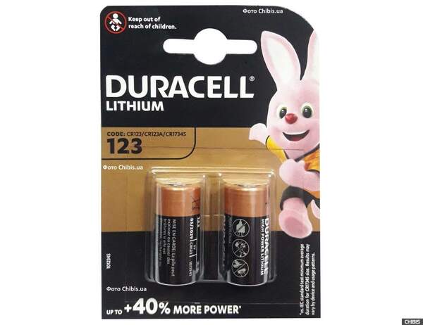 Duracell DL123 (2)/20 (шт.)