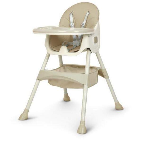 Стільчик M 4136-2 Beige (1шт) для годування, складаний, 5-ти точ. рем., в95-д76-ш61см,екошкіра, беже (шт.)