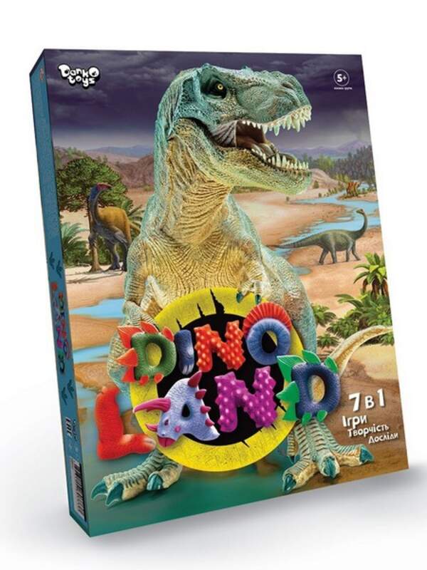 Креативна творчість "Dino Land 7 в 1" укр (5) DL-01-01U (шт.)