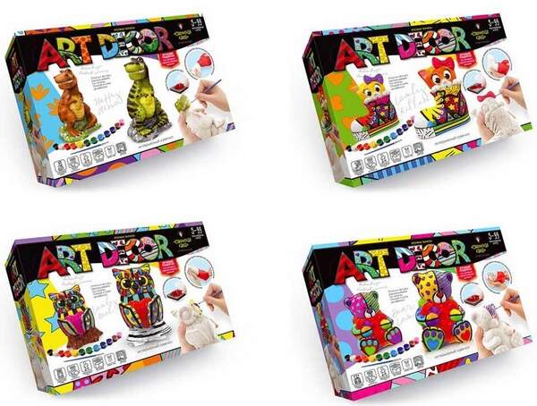 Креативна творчість "ART DECOR" укр (8) ARTD-01-01U,02U,03U,04U (шт.)