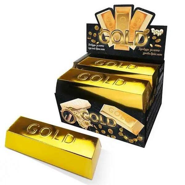 Креативна творчість для проведення розкопок "Gold" злиток великий (6) GEX-01-01 (шт.)