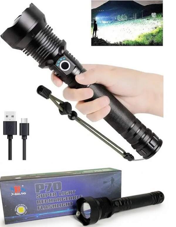 Ліхтарик BL X92 P70 2*18650 battery (60) 7668 (шт.)