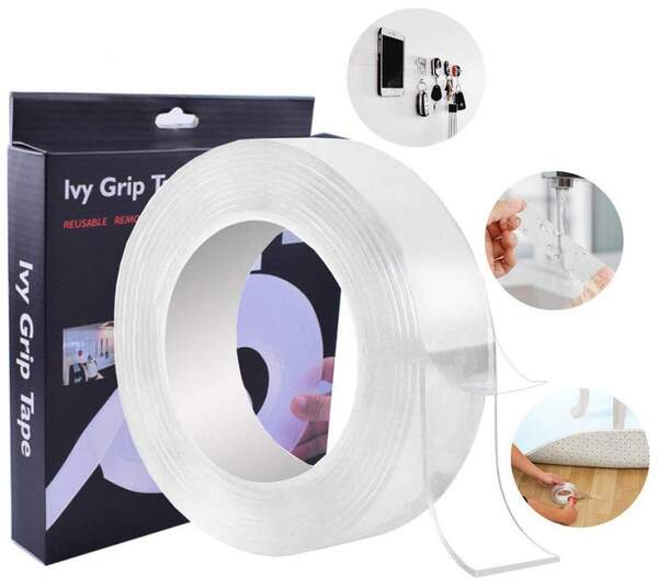 Багаторазова стрічка кріплення Ivy Grip Tape 3m скотч (200) (13370) 6674 (шт.)