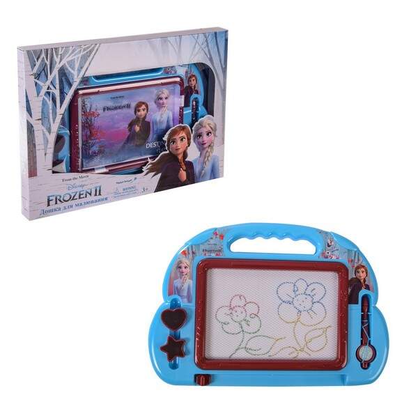 Дошка магнітна Disney "Frozen" D-3408 (48шт/2) для малювання, кольорова, в коробці - 38*3*28 см (шт.)