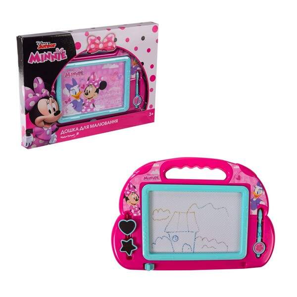 Дошка магнітна Disney "Minnie Mouse" D-3405 (48шт/2) для малювання, кольорова, в коробці - 38*3*28см (шт.)