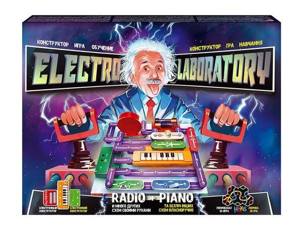Електронний конструктор "Electro Laboratory. Radio+Piano" (5) ELab-01-03 (шт.)