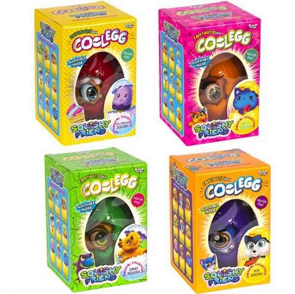Креативна творчість "Cool Egg" яйце мале (5) CE-02-01,02,03,04,05 (шт.)