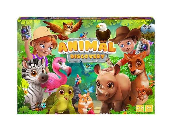 Настільна розважальна гра "Animal Discovery" укр (10) G-AD-01-01U (шт.)