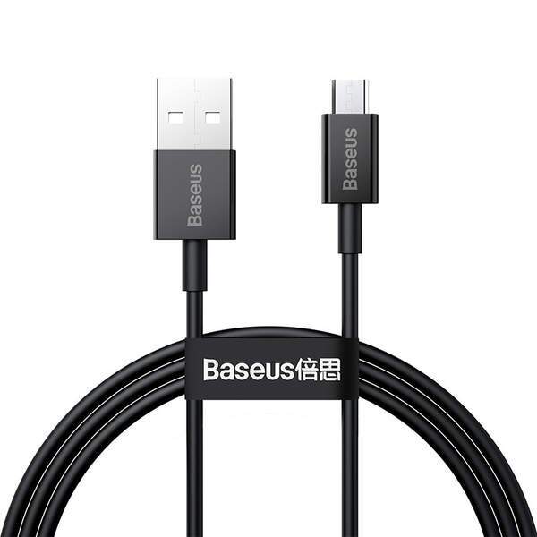 Кабель Baseus Superior Series Fast Charging Data Cable USB to Micro 2A 2m  Black (CAMYS-A01) (шт.)