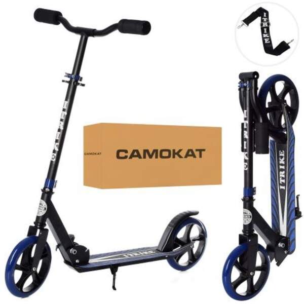 Самокат SR 2-010-10-B-BL (1шт) алюм+сталь,2колПУ200мм,кермо87/96см,підніж52/30-11см,підстав,склад,си (шт.)