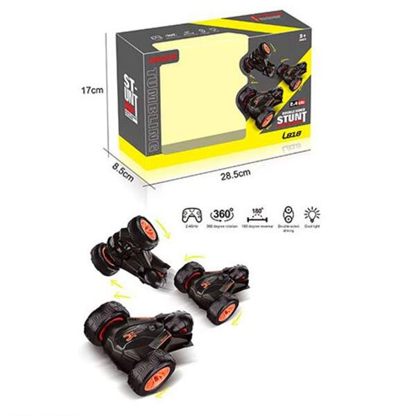 Машинка L818 (8шт) р/в 2,4G, акум, USB зарядка, 360, гумові колеса, в коробці, 28,5-17-8,5см (шт.)