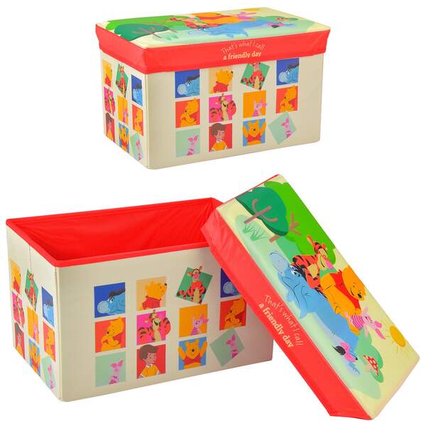 Кошик-скринька для іграшок арт. D-3521 (12шт) Winnie the Pooh, пакет. 40*25*25см (шт.)