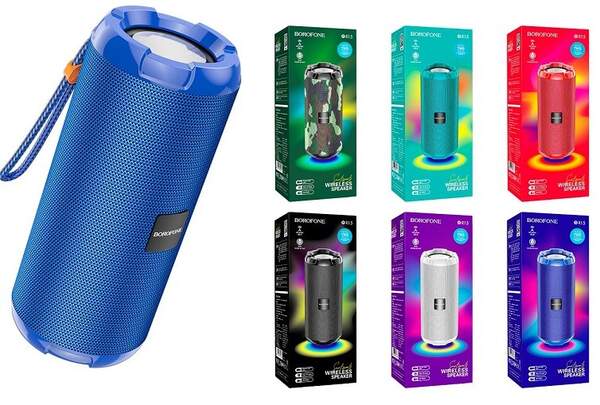 Портативна Bluetooth колонка BOROFONE BR15 Smart sports BT Blue (шт.)