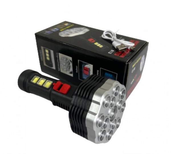 Ліхтарик №813 перезаряджається з USB в коробці (120) (шт.)