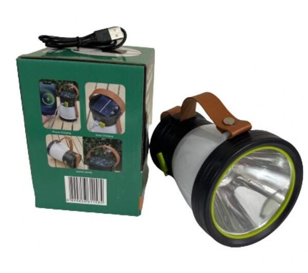 Ліхтарик №ZJ-1158 перезаряджається з USB з ручкою в коробці (72) (шт.)