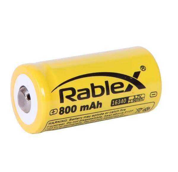 Акумулятор Rablex 16340 Li-lon 800mAh (RB800) /40 (шт.)