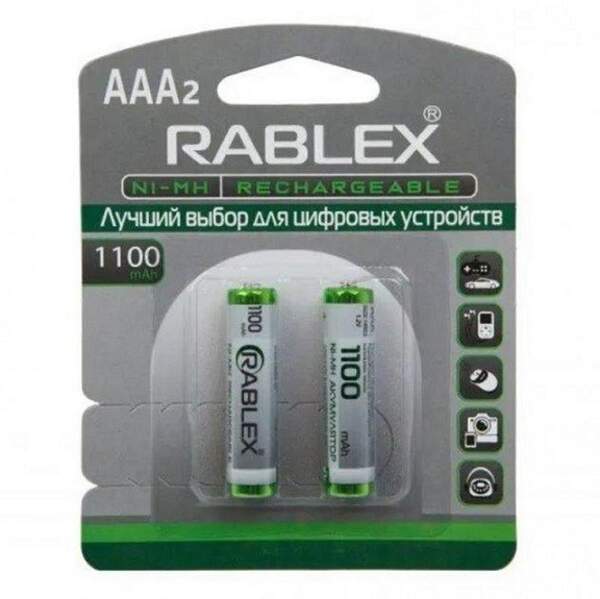 Акум.Rablex HR03 1100mAh blister/2pcs/24/240 (шт.)