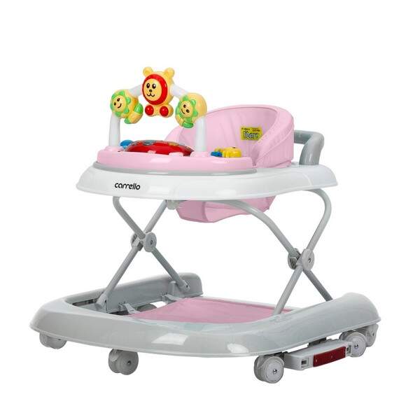 Ходунки CARRELLO Libero CRL-9602/3 Pink 3 в 1 (ходунки, гойдалка, каталка) /1/ MOQ (шт.)
