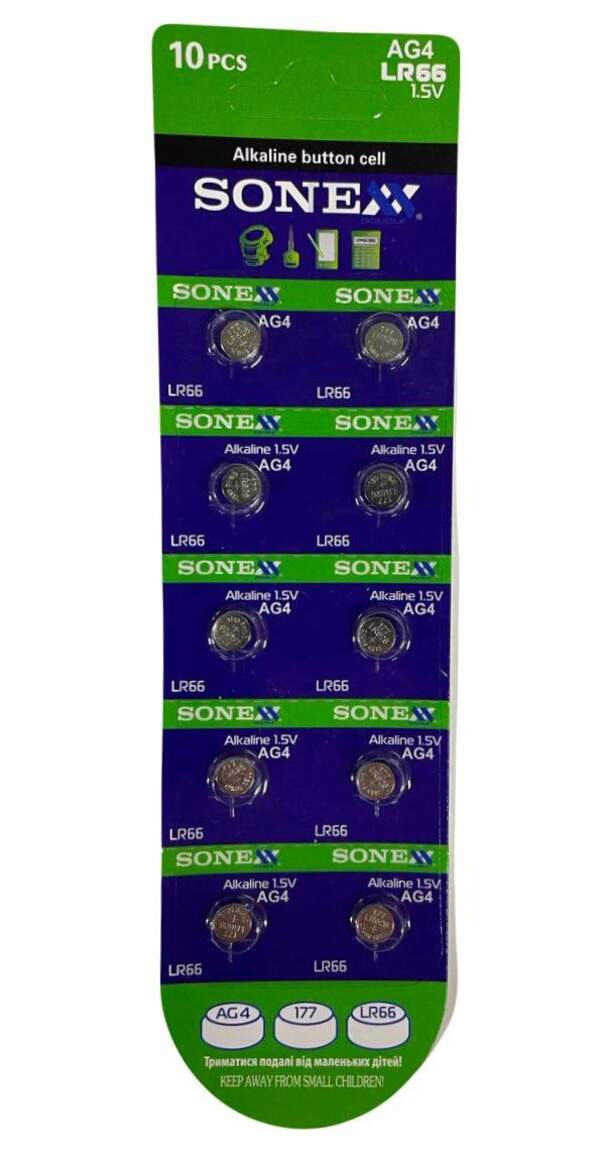 Sonex BUTTIN CELL AG4/10bl (шт.)