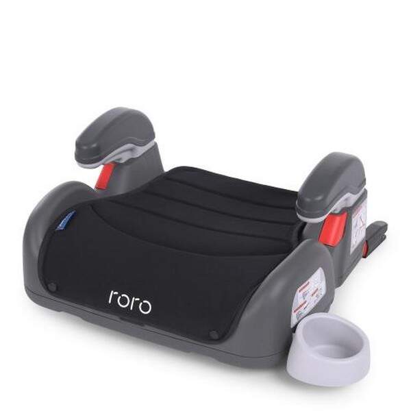 Бустер ME 1144 RORO Isofix Royal Black (1шт) дитячий, ізофікс, з підлокітником та підсклянником, льо (шт.)