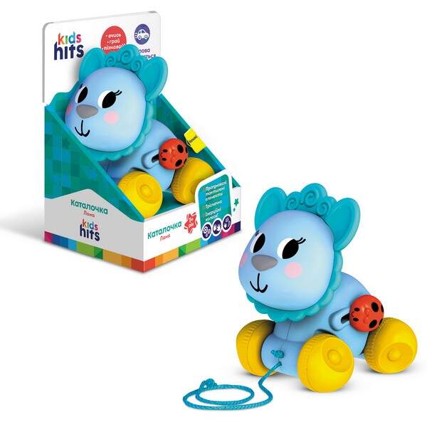 Каталочка Kids Hits KH22/001 (24шт) Лама р-р 12,8*14,8*10,8 см, короб. 14,8*22,4*12,5 см (шт.)