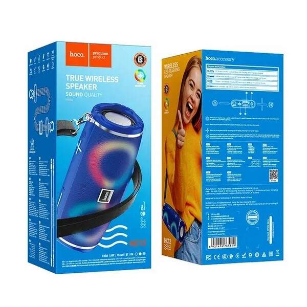 Портативна Bluetooth колонка HOCO HC12 Sports BT speaker  blue (шт.)