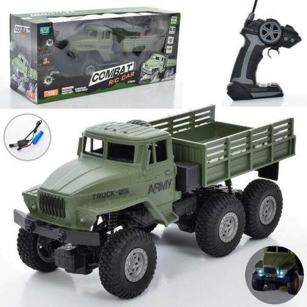 Самоскид WL-300B (8шт) р/в, 1:16, акум, USB зарядка, світло, гум. кол, амортизатори, в кор-ці, 44-19 (шт.)