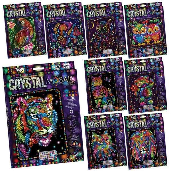 Набір креативної творчості "CRYSTAL MOSAIC" (20) CRM-01-01,02,03,04...10 (шт.)