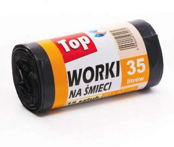Пакет для сміття Top R 35л./15шт., (160г) 50шт.\міш. (шт.)