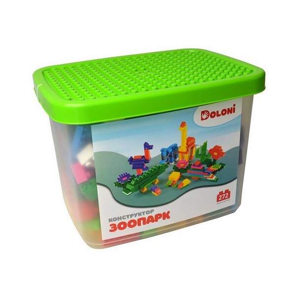 Конструктор "Зоопарк" 272 детал. 013888/40 в пластик. боксі (шт.)