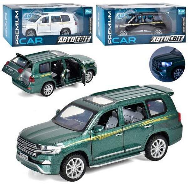 Джип AP-1782 (24шт) АвтоСвіт, 1:32, метал, інер, 15,5см, зв, св, 3кол, бат (табл), в кор-ці, 20,5-9, (шт.)