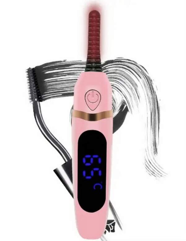 Електричні щипці та зарядка через USB для завивки вій з підігрівом 8697 (шт.)