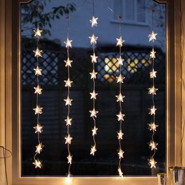 XMAS Гірлянда штора Зорепад 120L на мідний пров CURTAIN 3M*180CM Теплий Біла WW (30) 8178 (шт.)