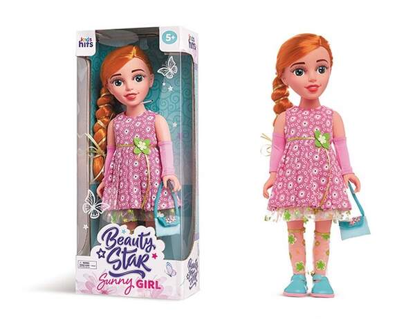 Лялька арт. KH35/002 (8шт) Beauty Star Flowery Spring,Sunny Girl, лялька 46 см короб. 21*52*12см (шт.)